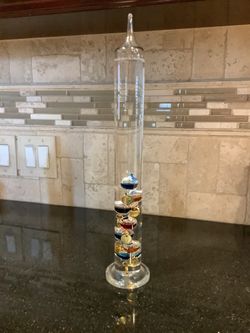Galileo thermometer 7 orbs vintage $50 pick up SYLMAR