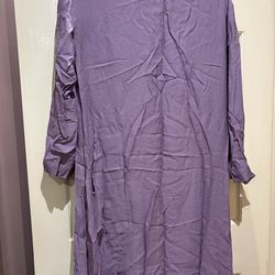 Purple, long sleeve maxi dress, or Abaya