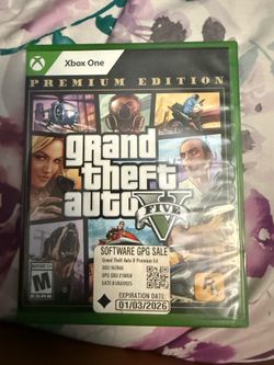 Grand theft auto  five  disc for Xbox one