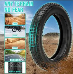26x4.0 Fat Tire (INNER TUBE NOT INCLUDED)
