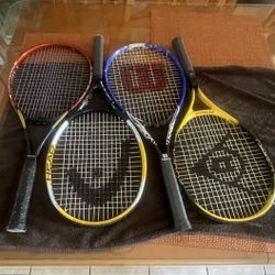 Semi New Tennis Rackets 20 Each