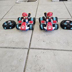 World of Nintendo Super Mario Mini Radio Control Kart- $20 each or $35 for 2