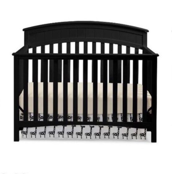Black Graco Convertible Crib