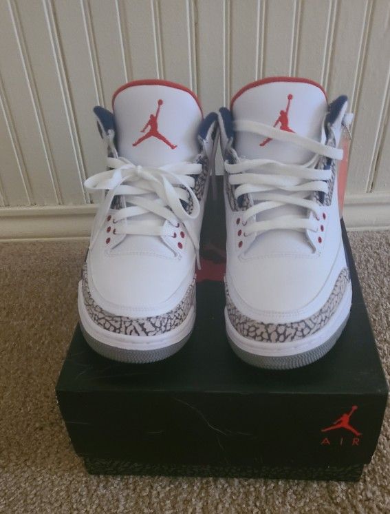 Jordan 3's True Blue