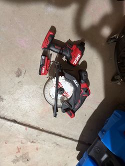 Skil 12v impact and circle saw