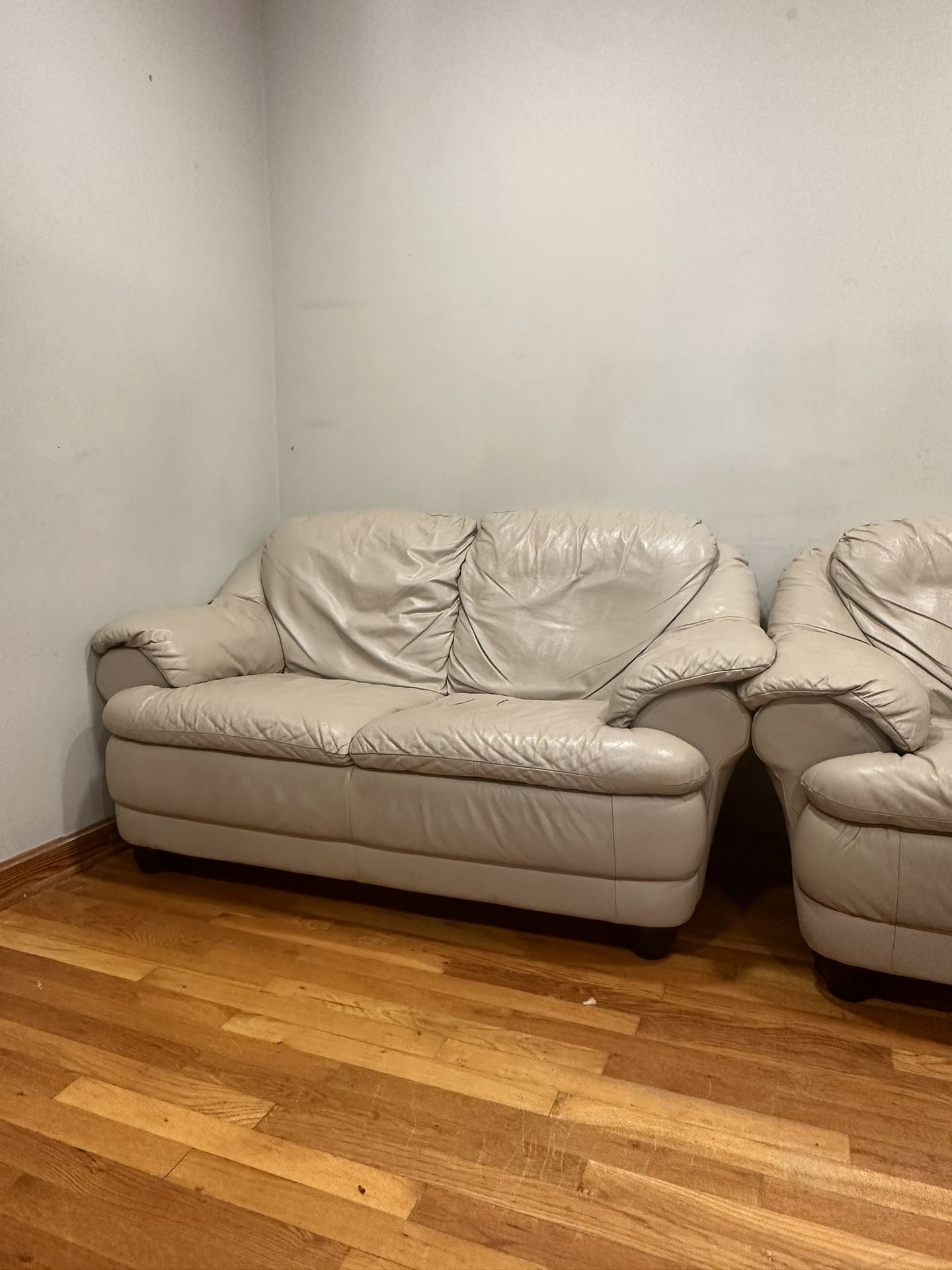 Leather Sofa Set