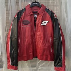 Chase Signature Series Limited 107/250 Leather Jacket Kasey Kahne Autograph XXL