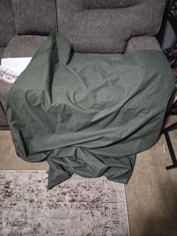 Dark green black out curtains