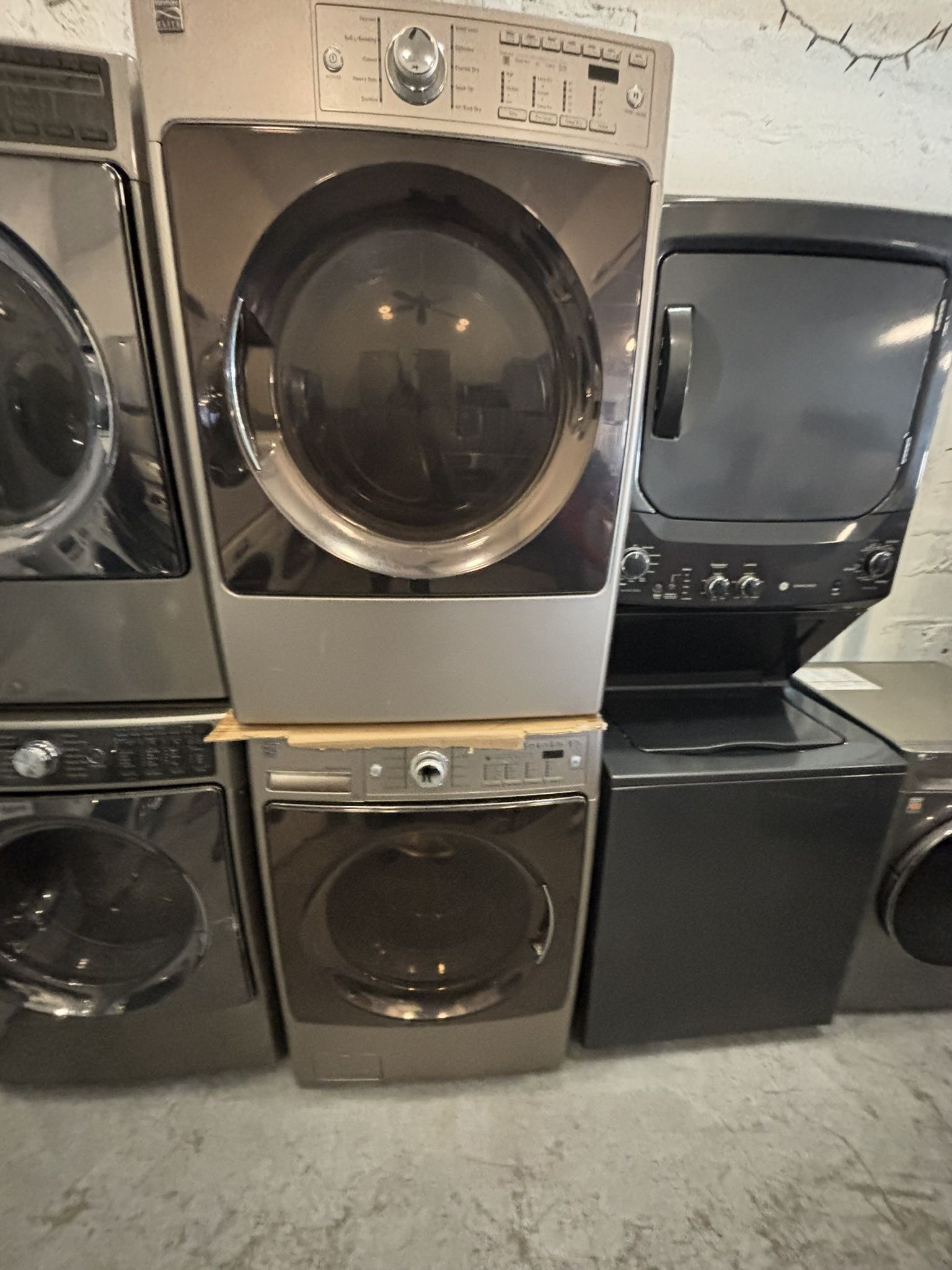Kenmore 27” Wide Electric Front Load Washer And Dryer Set
