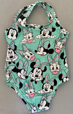 Disney Minnie Mouse Daisy Duck Bathing Swimsuit Size 18-24 Months Girls Toddler Summer Swim Baby Gap