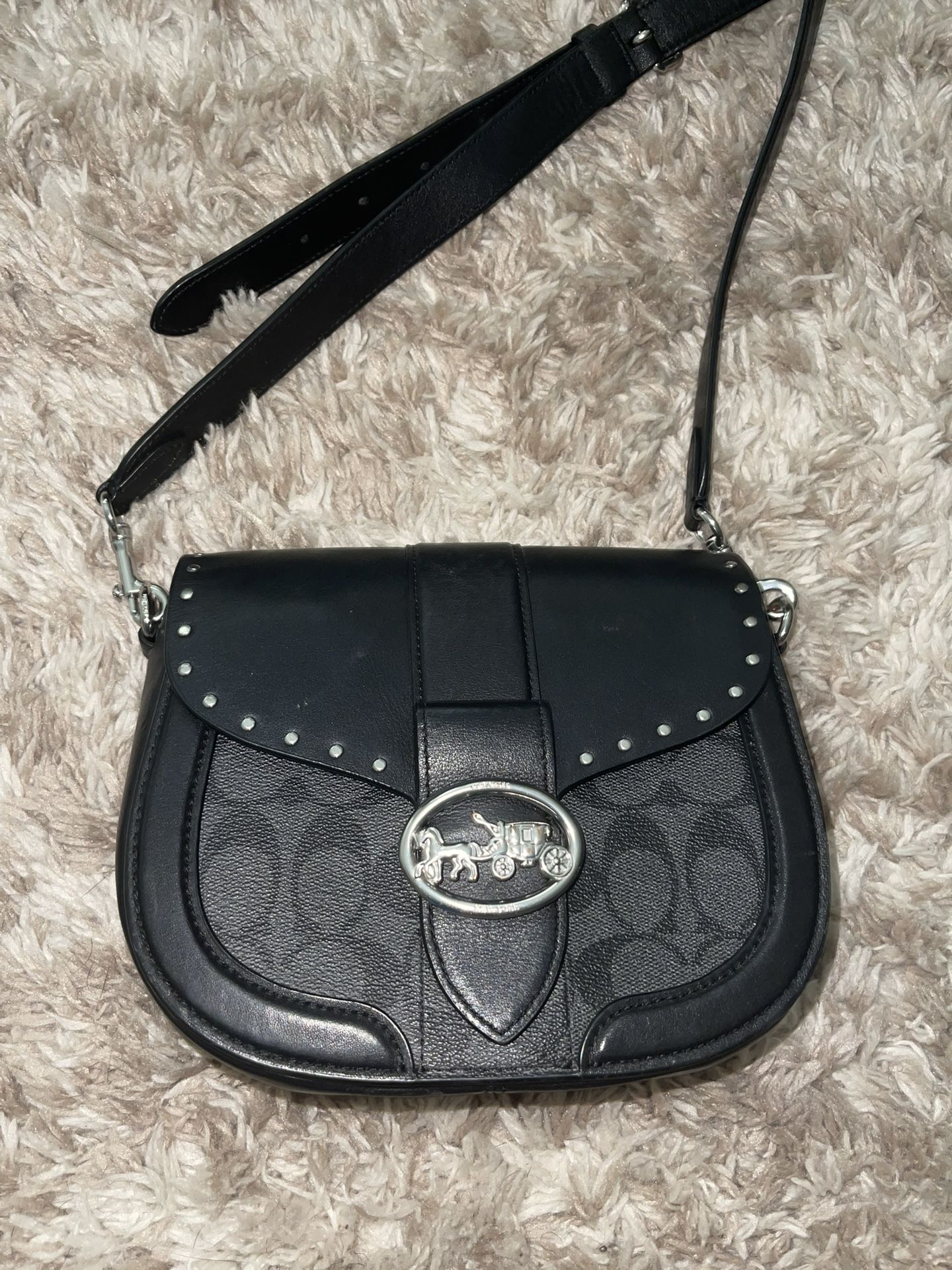 Black Coach crossbody