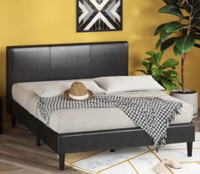 Queen size platform bed - NEW - IN THE BOX