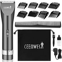 Ceenwes Updated Version Professional Hair Clippers Cordless Haircut Kit Rechargeable Hair Trimmer Haircut Grooming kit