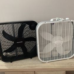 2 Box Fans - 20”