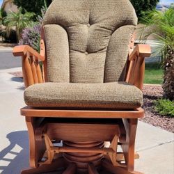Unique Upholstered Rocking Chair 