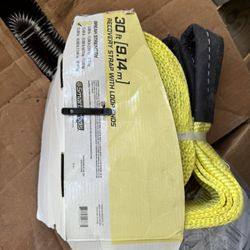 💪 30 ft Heavy-Duty Recovery Strap w/ Loop Ends – 30,000 lb Break Strength – Set of 3 Available