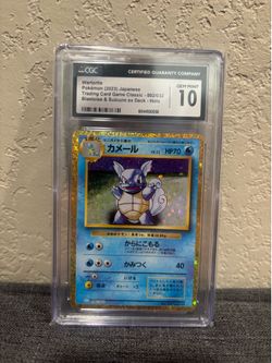Wartortle Gem Mint 10 Pokemon