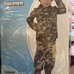 Toddler Solider Costume  