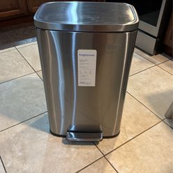 Brightroom Stainless Steel Trash Can Kitchen For 13 Gallon Trash Cans New