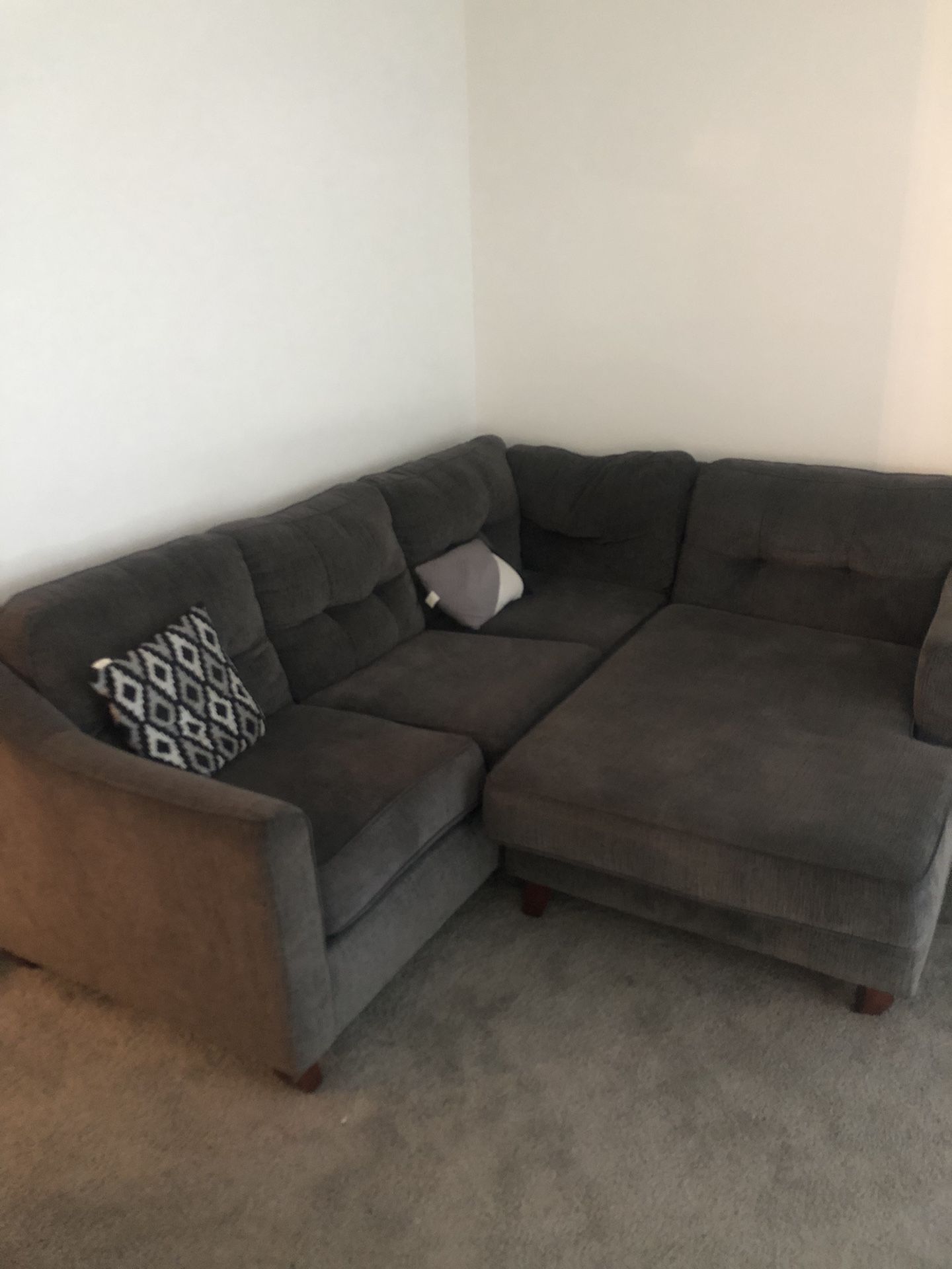 Smoke Gray Couch