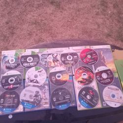 Recently used and opened  Original Xbox, Xbox 360, and some PS4 games.