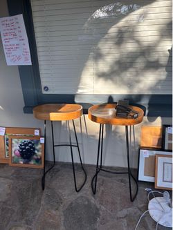 Moving Sale - coffee table, high-top stools, faucet