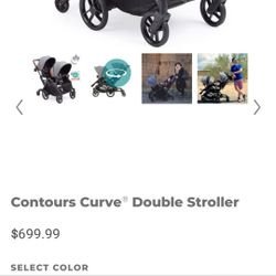 Contours Curve Double Stroller