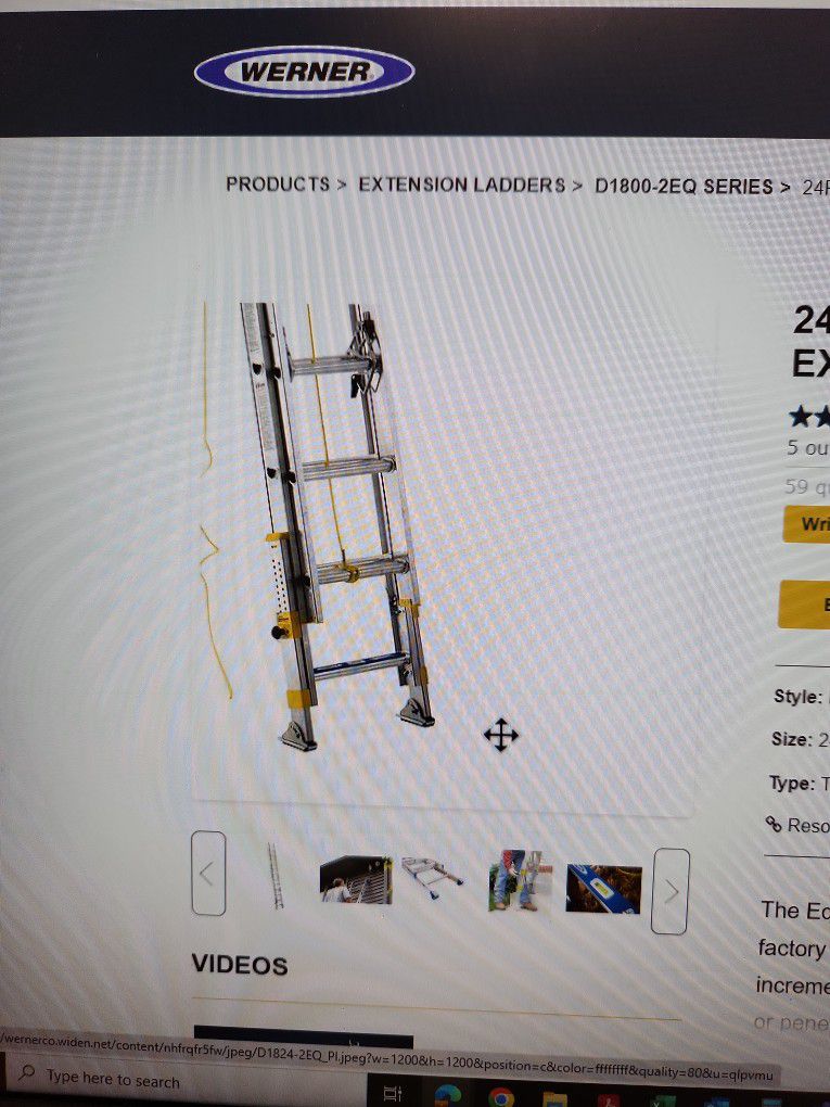 24ft Werner Ladder Leveler System