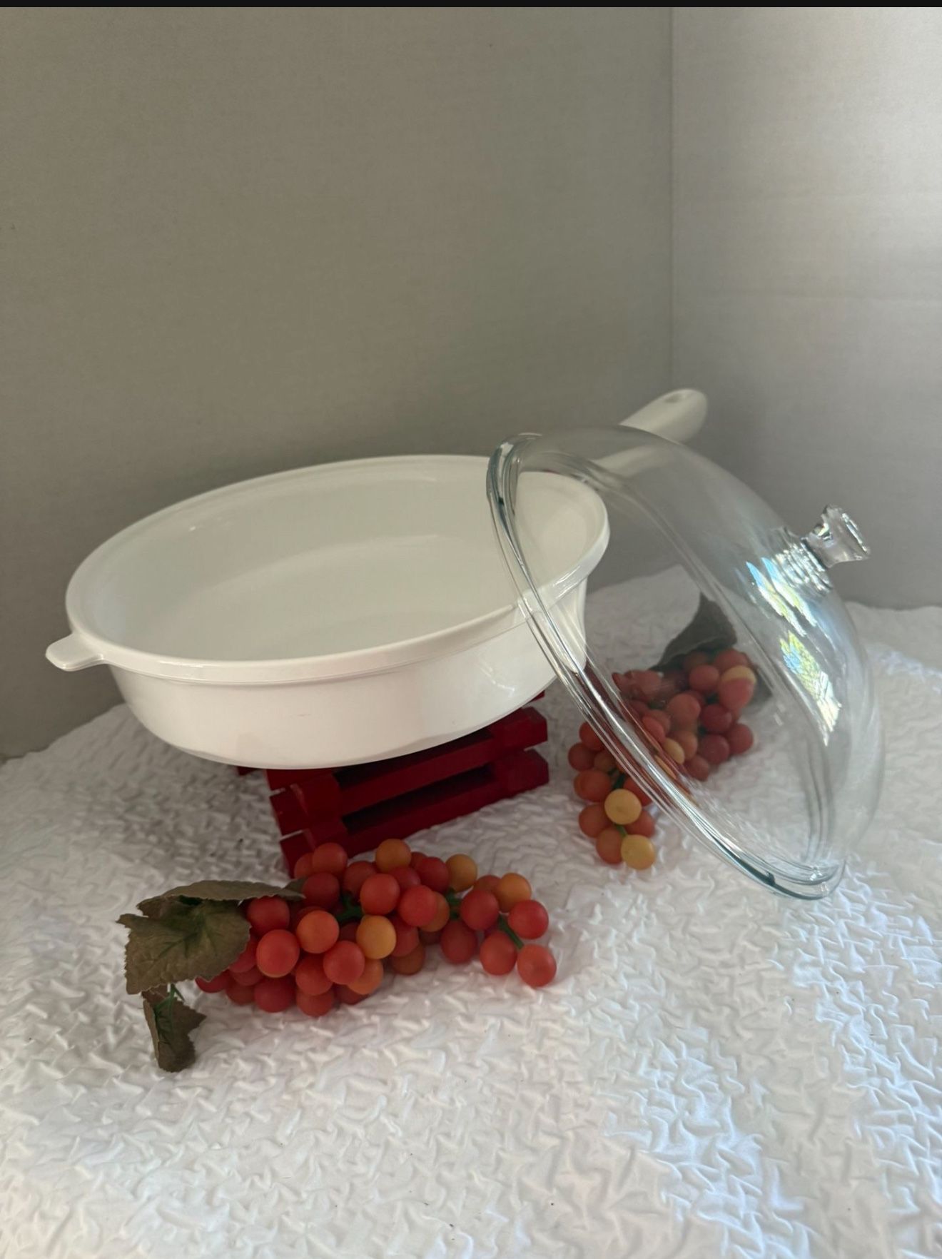 Princess House Nouveau Exclusive 10 1/2" Skillet with Dome Lid Made in France $65