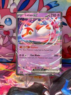 Latias EX Double Rare Card 076/191, Scarlet & Violet Surging Sparks