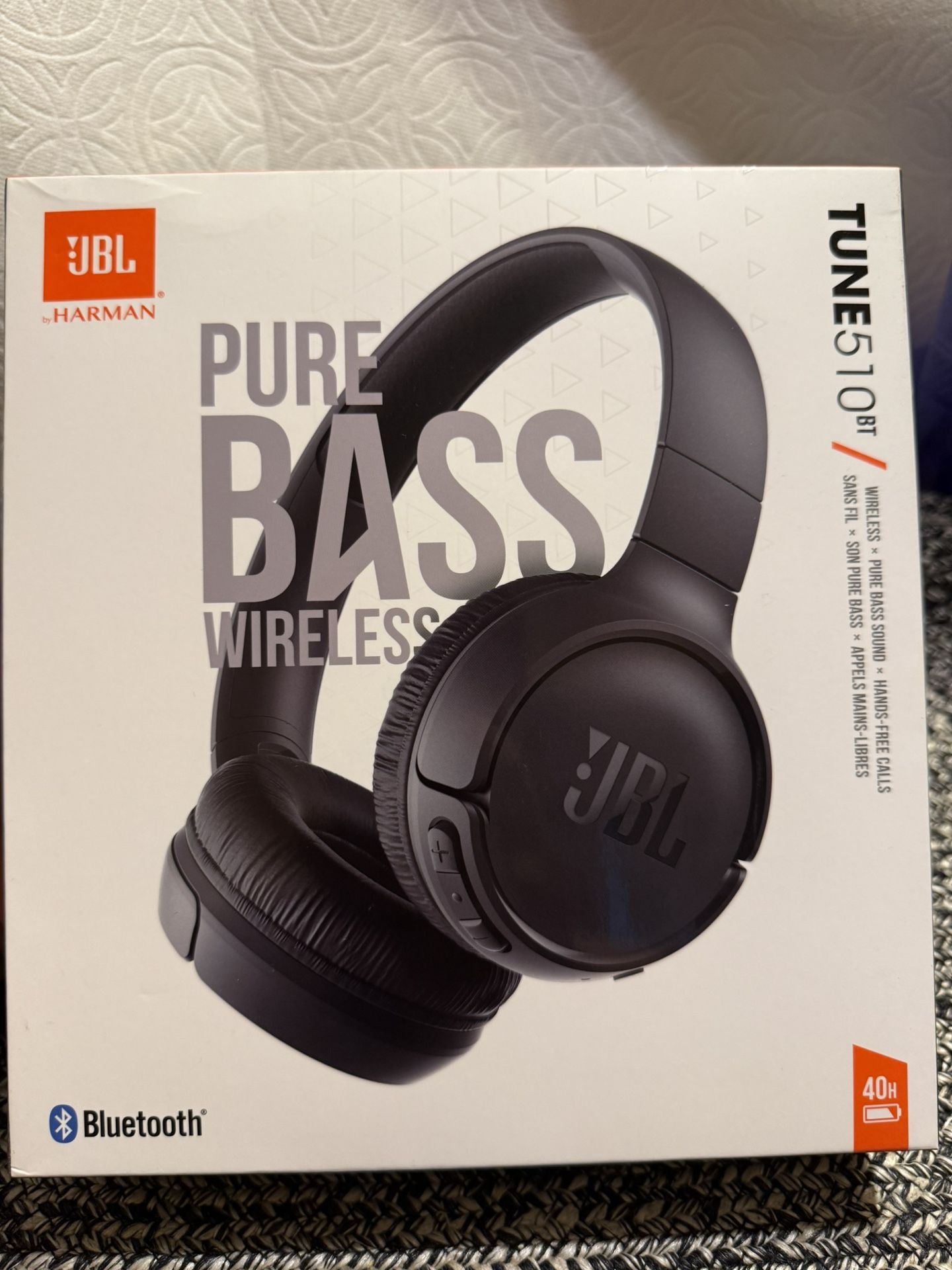 JBL Tune 510BT – Wireless Bluetooth Headphones (Brand New)