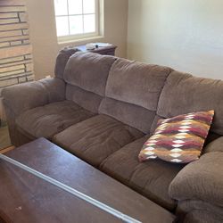 Brown couch