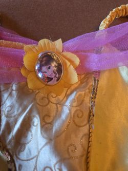 Size 4- 6 kids Disney Princess Belle Girls Costume Dress