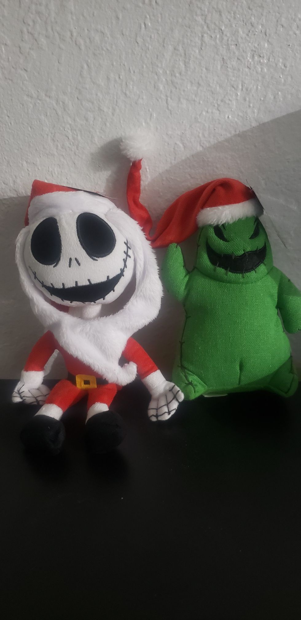 The Nightmare Before Christmas Set of 2- Jack Skellington And Oogie Boogie Plush