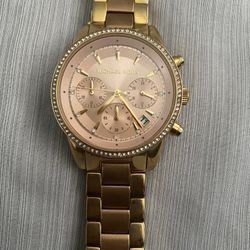 Womens Gold Rose Michael Kors Watch