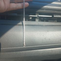 Whit Gold Tennis Bracelet 