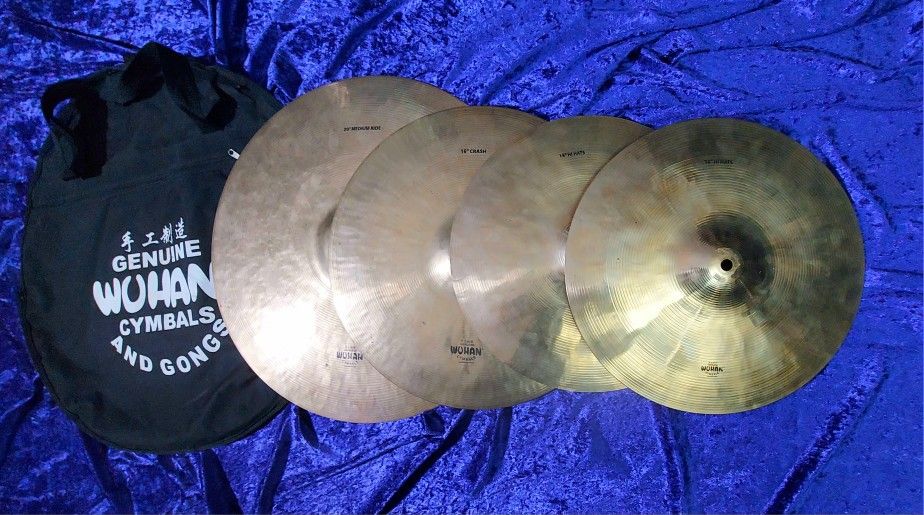 Wuhan Western Series Drum Cymbals !! Like New !! $300 Or Best Offer !!