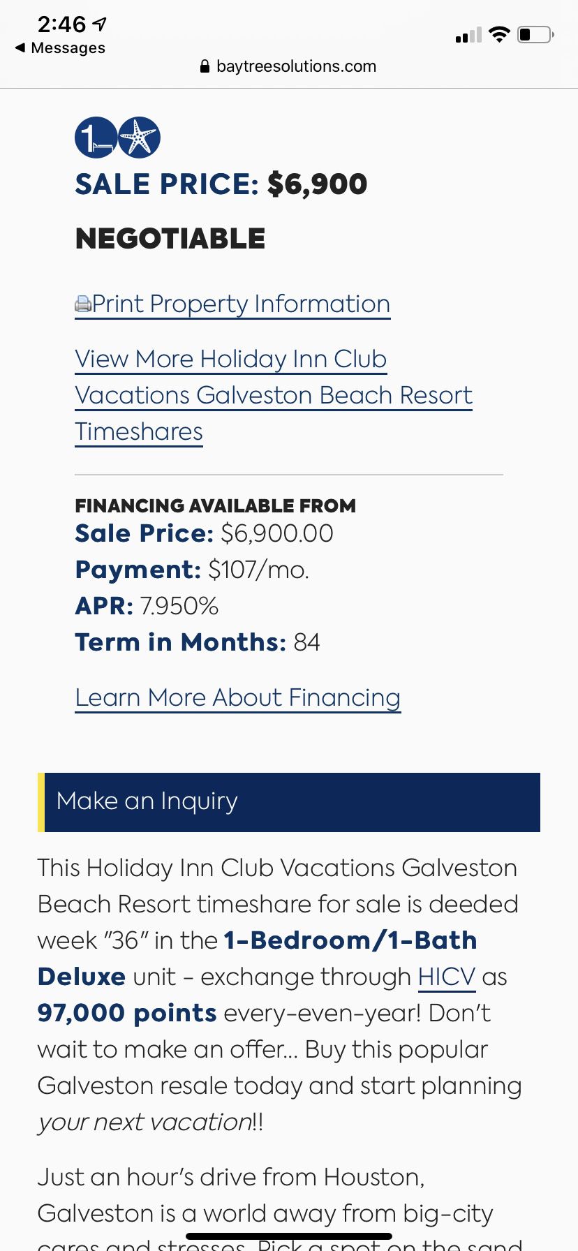 Holiday Inn Club Vacations Galveston Beach Resort can be used at any Holiday Inn Vacation sites and/or RCI
