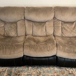 Gray Reclining Sofas Couch
