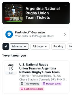 USA vs Argentina Rugby 8/15/26