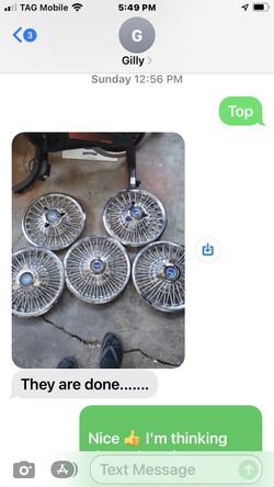 Wired wheel hubcaps 14’