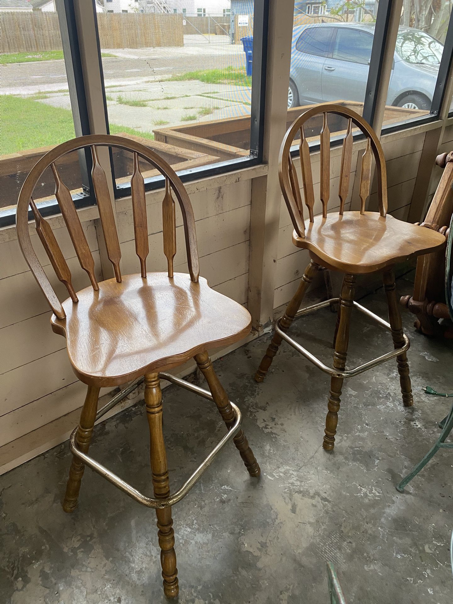 Wood Bar stools