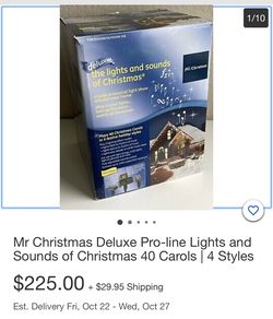 PG&E  Light And Sounds Of Christmas 40 Songs Lights 