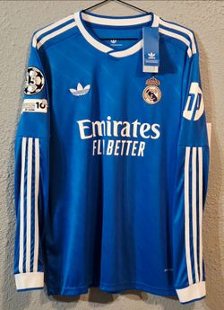 Real Madrid Adidas Long Sleeve Soccer Jersey