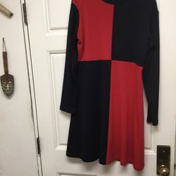 Red And Black Dress