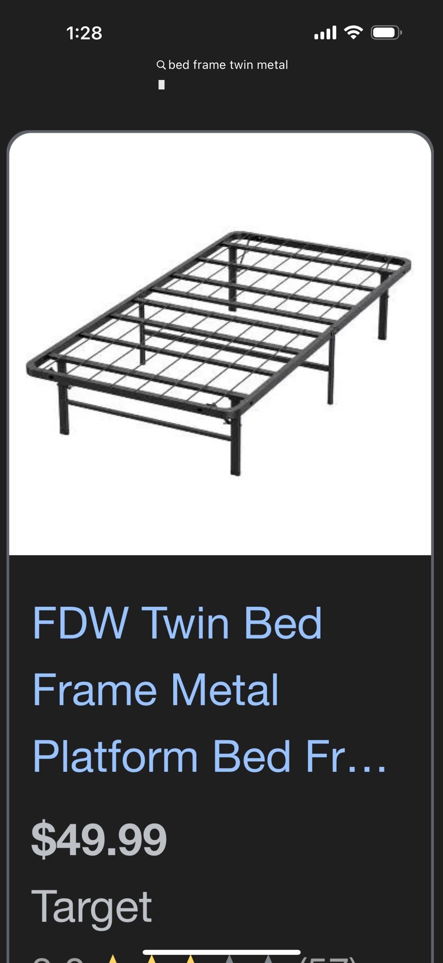 Twin Bed Frame X2