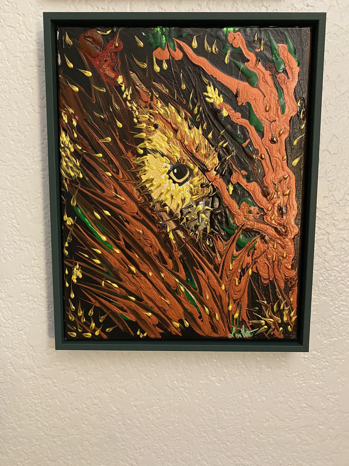 Original Painting 11”w X 14”h Framed