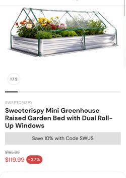 Garden bed greenhouse