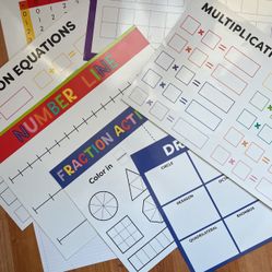 Dry Erase Pocket Chart