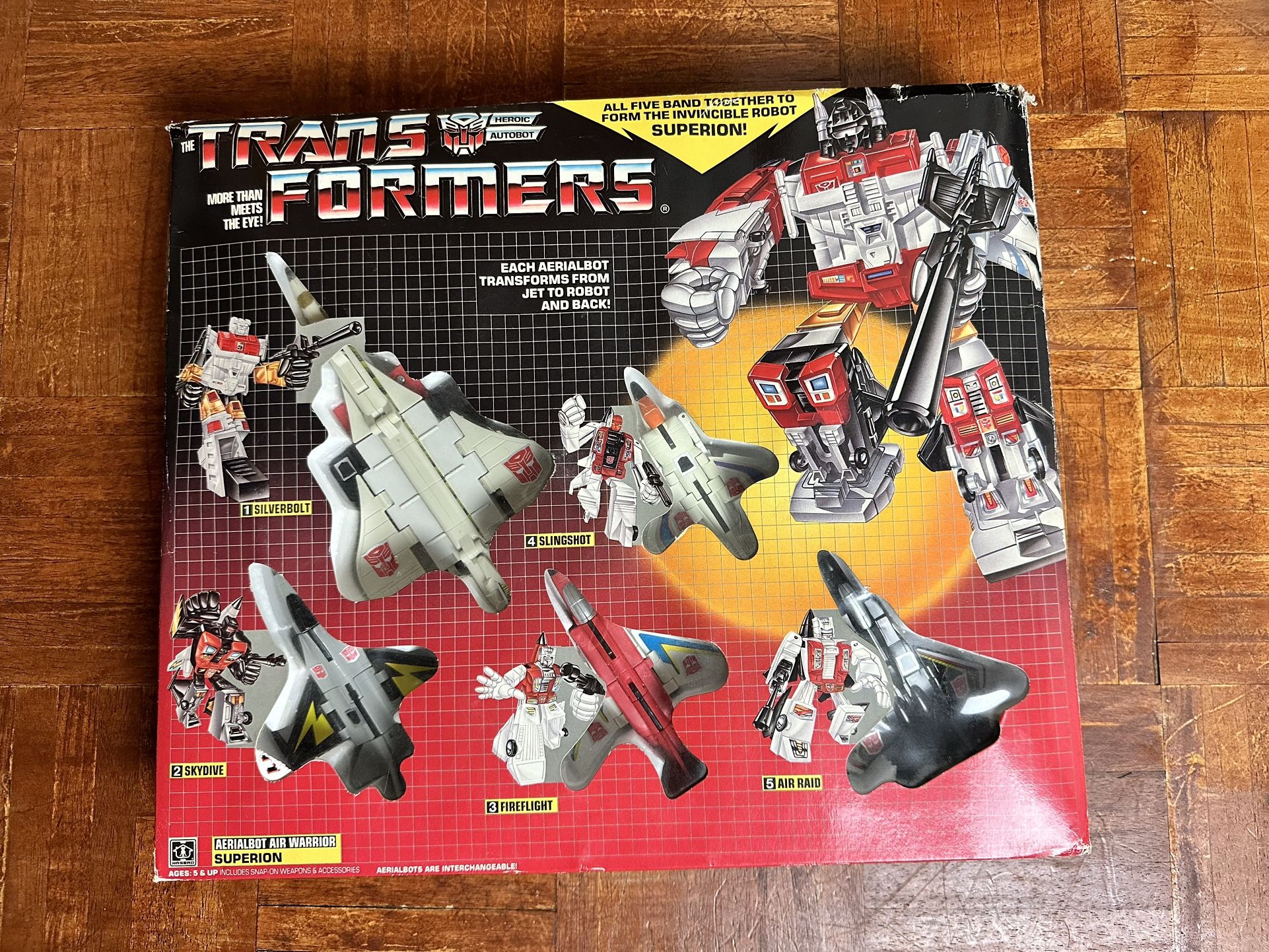 Vintage Original Transformers G1 Superion Giftset Complete in Foam